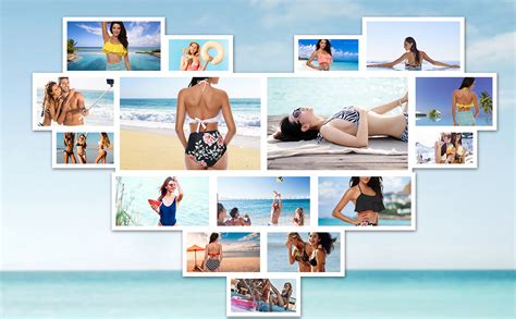 Heekpek Bikini Mujer Con Volantes Halter Top Relleno Cintura Alta Biquini Tallas Grandes Amazon