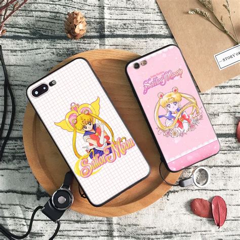 Sailor Moon Crystal Coque Soft Silicone Tpu Phone Case Cover Shell For