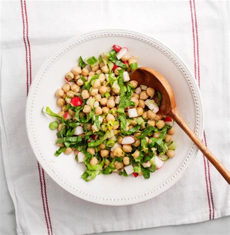 Lemony Chickpea Salad Recipe Hearth