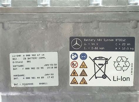 Купить АКБ 48 вольт ремонт стартерной батареи Mercedes GLE W167 GLS ...