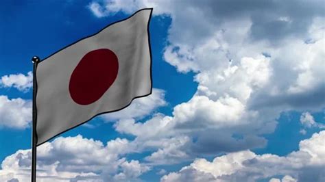 3D Animation Seamless looping Japan Flag... | Stock Video | Pond5