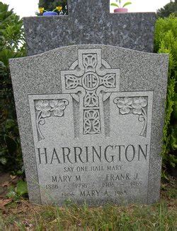 Mary Margaret Minnie O Brien Harrington Lake 1885 1955 Mémorial