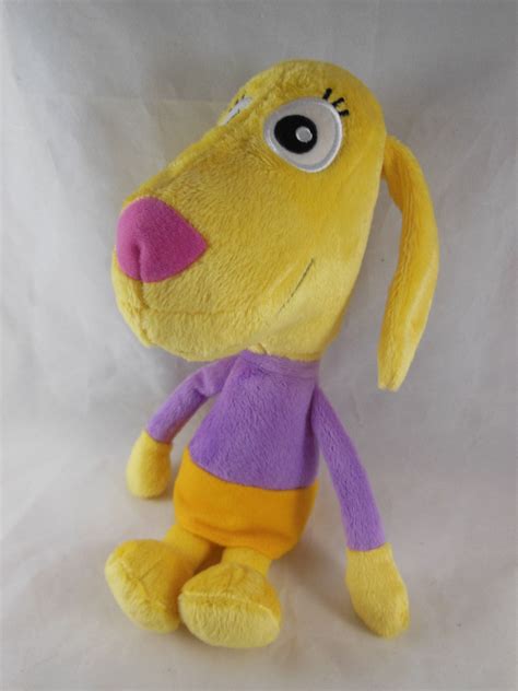 Baby Genius LOLA Soft Plush Toy by Manhattan Toy Co Yellow Dog 11 cloth ...