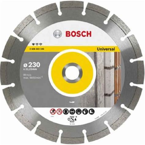 Discos Diamantado Universal Segmentado 9 Pol 230mm Bosch Mega