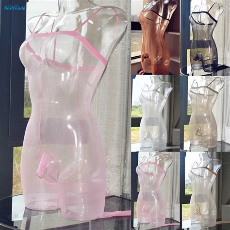 Sissy Men Pouch Bodysuit See Through Sexy Pantyhose Lingerie Underwear Nightwear Shopee Singapore