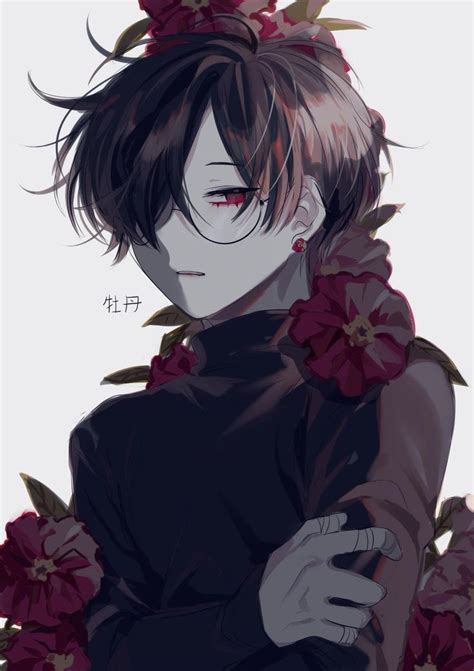 泠𝙻𝚒𝚗𝚐 • 𝙰𝚛𝚝𝚒𝚜𝚝 빽😷 Evil Anime Dark Anime Anime Boy