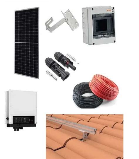 Kit Painéis Solares De Autoconsumo Trifásico Híbrido 10 x 460w Sé