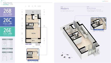 익산인화 행복주택 전용면적 16㎡·26㎡·36㎡형 평면도 Dyurwitcherrys Itἄλφα