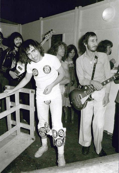 The Who Band Members with Guitars