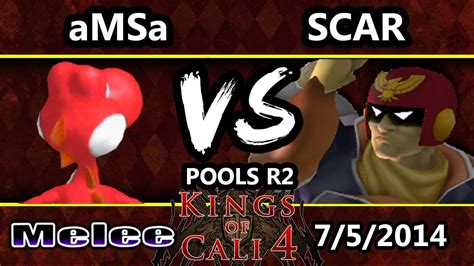 Kings Of Cali 4 AMSa Yoshi Vs Scar Captain Falcon Pools Round