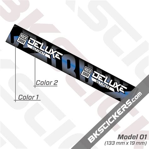 Rockshox Super Deluxe Select Plus Rear Shox Decals