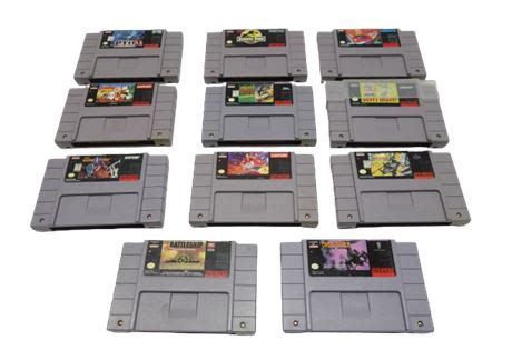 Shopthesalvationarmy Lot Of Super Nintendo Games Good Condition