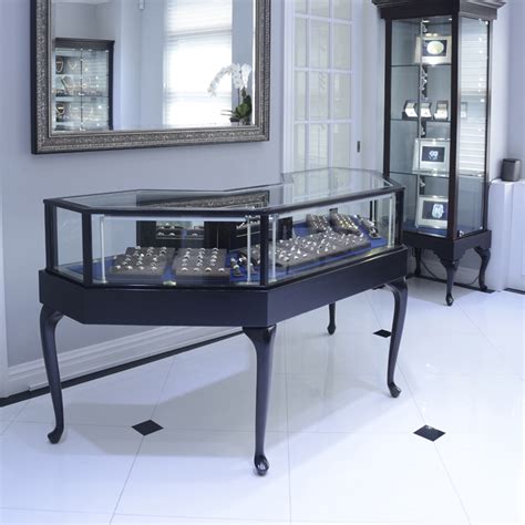 Octagon Horizontal Jewelry Display Counter New Custom Retro Style