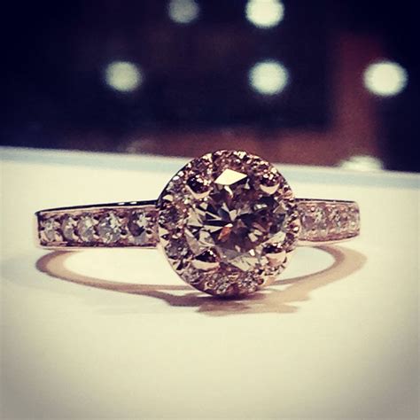 Cognac Diamond Engagement Ring Diamond Engagement Rings Engagement