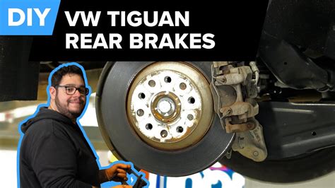 Volkswagen Tiguan Rear Brake Pad Rotor Replacement DIY 2018 2021 VW