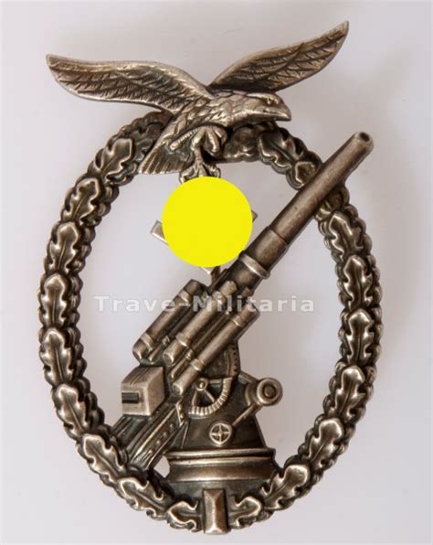 Flakkampfabzeichen Der Luftwaffe Buntmetall Archiv Trave Militaria