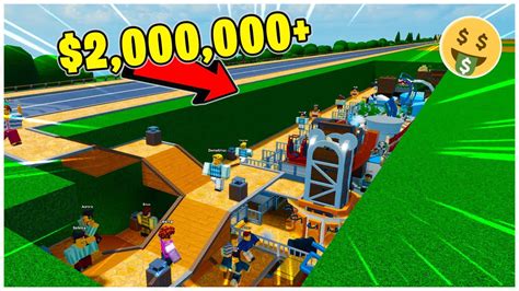 Insane Underground Money Farm Theme Park Tycoon 2 Youtube