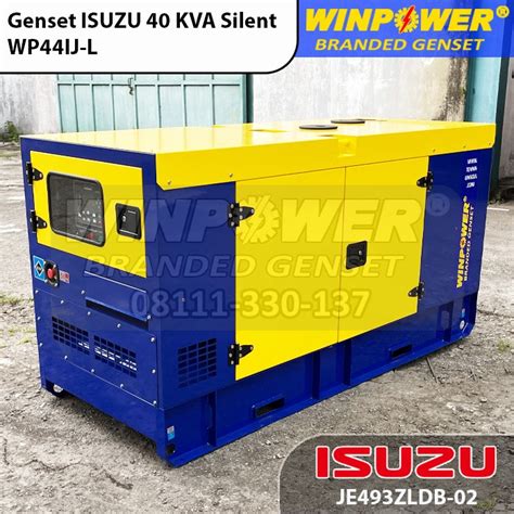 Jual Genset Isuzu 40 Kva Silent Dijamin Ori Kab Tangerang Genset