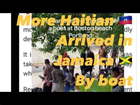 Haitian Fleeing Haiti Arrived In Jamaica By Boat Jamaican Athlete