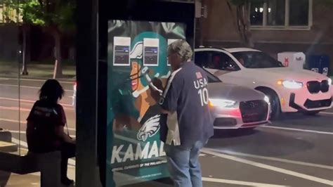 Artist Behind Fake Kamala Harris Eagles Posters Doesnt Know How They