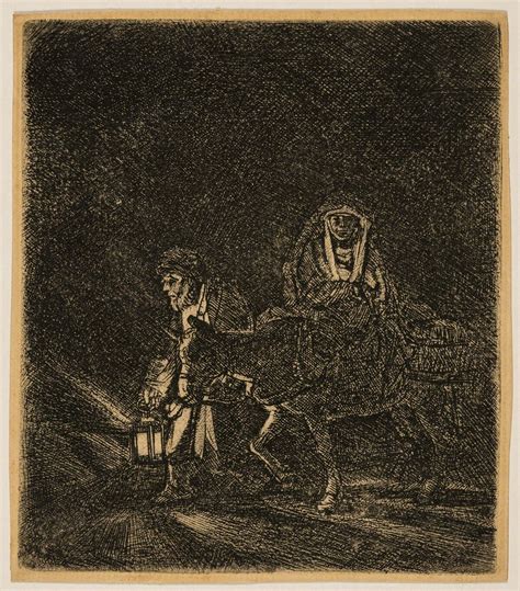 Rembrandt van Rijn’s The Flight into Egypt - For Sale on Artsy