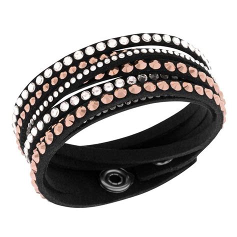 Swarovski Slake Deluxe Black Bracelet Reeds Jewelers