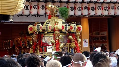 八坂神社の祇園祭還幸祭 中御座が行く YouTube