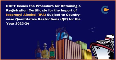 Dgft Issues Procedure For Obtaining A Registration Certificate For