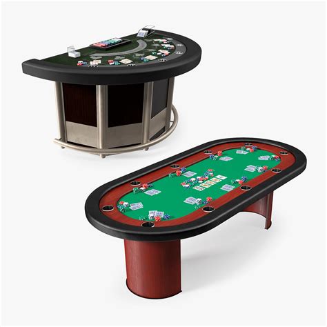 Casino Card Game Tables Collection 3D Model $109 - .max .ma .3ds .fbx .obj .c4d - Free3D