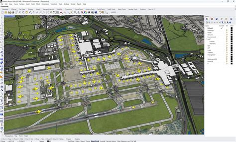 3D model Gatwick Airport VR / AR / low-poly | CGTrader