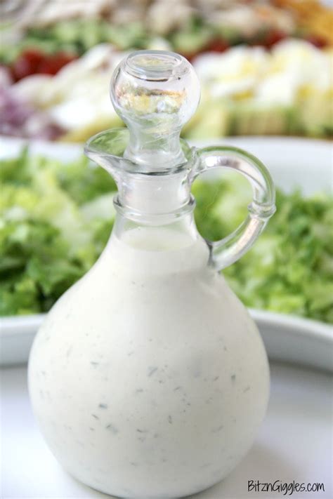 Homemade Buttermilk Ranch Dressing