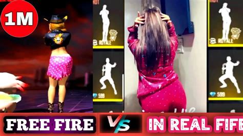 Free Fire Emote Vs Real Life 🔥🔥 Top 10 Free Fire Emote In Real Life