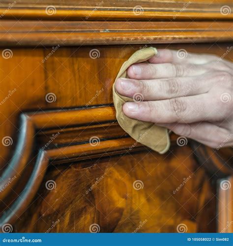 Antique Wood Furniture Restoration Stock Photo - Image of wooden ...