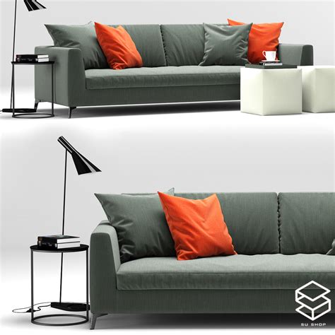 2548 Sofa Sketchup Model Free Download