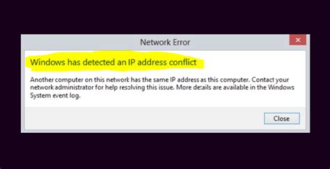 Work Cara Mengatasi Windows Has Detected An Ip Address Conflict