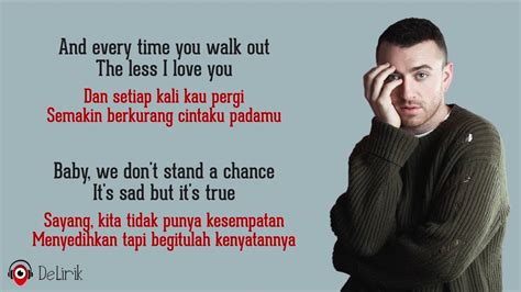 Too Good At Goodbyes Sam Smith Lirik Lagu Terjemahan YouTube