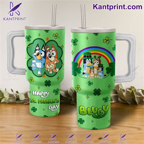 Bluey Cartoon Custom Stanley Cup 40 oz 30 oz Tumbler With Handle