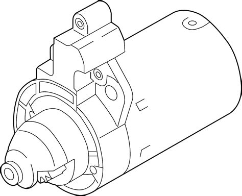 06L911021 - Starter Motor - Genuine Volkswagen Part