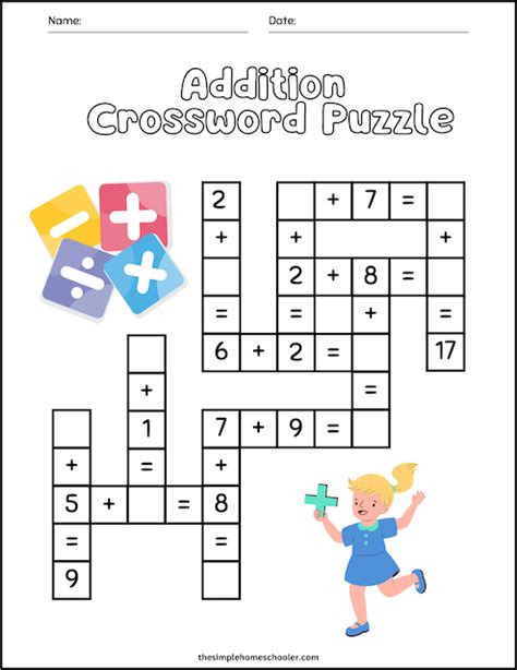 Free Math Crossword Puzzles Download Free Math Crossword Puzzles Png Images Free Worksheets On