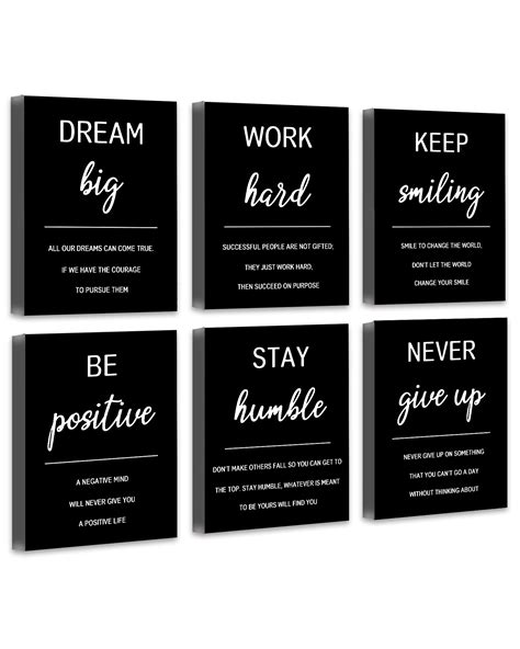 Buy 𝗗𝗿𝘀𝗼𝘂𝗺 Inspirational Office 𝗙𝗿𝗮𝗺𝗲𝗱 Wall Art Motivational Wall Decor