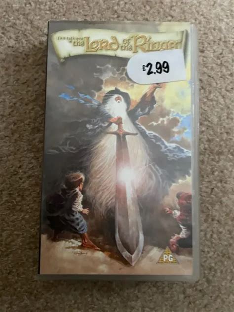 LORD OF THE Rings Animated Movie 1978 VHS Video Tape 4 99 PicClick UK