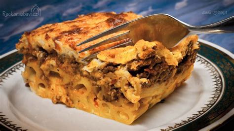 Pastitsio Lasagne alá Greece Řecko nás baví