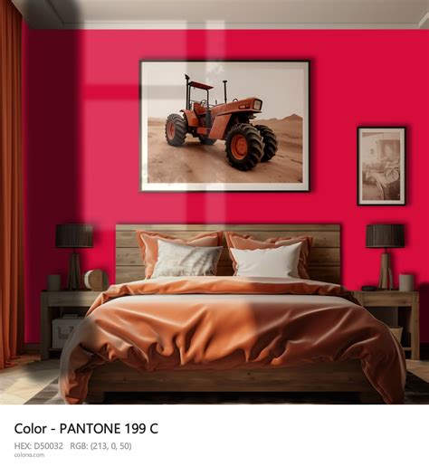 About PANTONE 199 C Color - Color codes, similar colors and paints ...