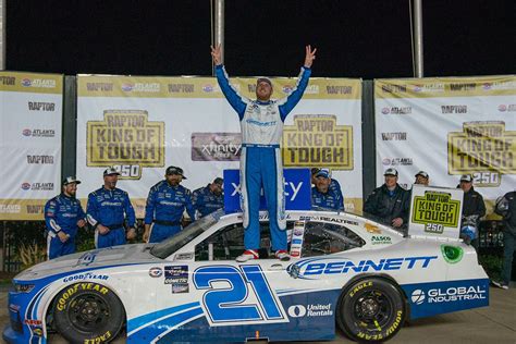 Austin Hill Wins Raptor King Of Tough Nascar Xfinity Series Race At