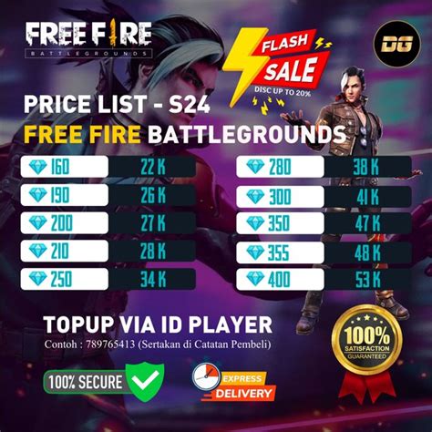 Jual Top Up Diamond Free Fire DM FF Di Lapak Degamingstore Bukalapak