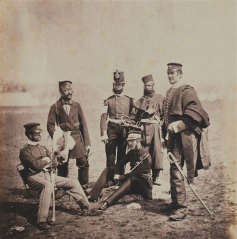 Brigadier General Van Straubenzee And Officers Of The Buffs Crimea