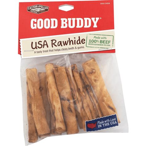 Castor And Pollux Good Buddy Rawhide Mini Rolls Case Of 12 Pet