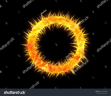 Crown Thorns Christianity Emblem Fires Flames Stock Illustration 1964376058 | Shutterstock