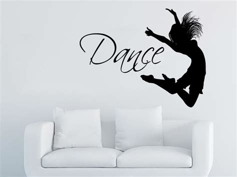 Dance Wall Decal Vinyl Sticker Decals Ballet Dancing Ballerina Etsy