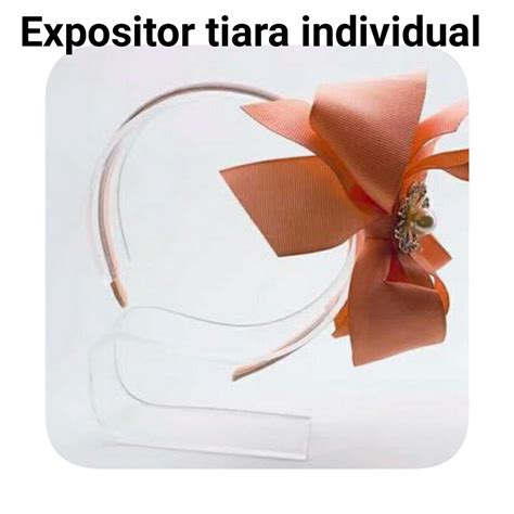 Porta Tiara Expositor em Acrílico Individual Shopee Brasil